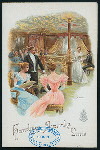 DINNER [held by] HAMBURG-AMERIKA LINIE [at] SS AUGUSTE VICTORIA (SS;)