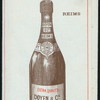 DINNER [held by] CIE GLE TRANSATLANTIQUE [at] SS LA CHAMPAGNE (SS;)