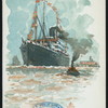 DINNER [held by] HAMBURG-AMERIKA LINIE [at] SS GRAF WALDERSEE (SS;)