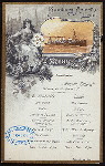 LUNCH [held by] HAMBURG-AMERIKA LINIE [at] SS AUGUSTE VICTORIA (SS;)