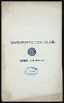 DAILY MENU [held by] TRANSPORTATION CLUB [at] "NEW YORK, NY" (OTHER (CLUB);)