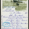 DINNER MENU [held by] RED STAR LINE [at] S.S. FRIESLAND (SS;)