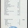 CARTE DU JOUR] [held by] (MAJESTIC HOTEL) [at]  (HOTEL;)