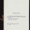 WINE LIST [held by] (MAJESTIC HOTEL) [at]  (HOTEL;)