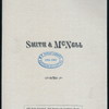 BREAKFAST & SUPPER MENU [held by] SMITH & MC NELL [at] "NEW YORK, NY" (HOTEL;)