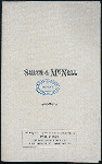 BREAKFAST & SUPPER MENU [held by] SMITH & MC NELL [at] "NEW YORK, NY" (HOTEL;)