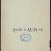DAILY HOTEL MENU [held by] SMITH & MC NELL [at] "NEW YORK, NY" (HOTEL;)