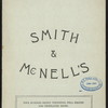 DINNER MENU [held by] SMITH & MCNELL'S [at] "199 WASHINGTON STREET, [NEW YORK, NY]" (REST;)