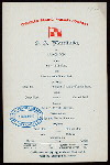 LUNCHEON [held by] CANADIAN PACIFIC RAILWAY COMPANY [at] ABOARD SS MANITOBA (SS;)