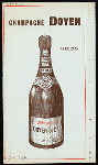 DINNER [held by] CIE. GLE. TRANSATLANTIQUE [at] ABOARD PAQUEBOT LA CHAMPAGNE (SS;)