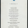 LUNCHEON] [held by] [MRS. GEO. C. BOLDT] [at] "13 WEST 33RD ST., (NEW YORK, NY)" (OTHER (SEE ADDRESS-POSSIBLY PRIVATE RESIDENCE);)