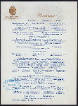 DINNER MENU [held by] MARIE ANTOINETTE HOTEL [at] "NEW YORK, NY" (HOTEL;)