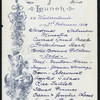 LUNCH [held by] RED STAR LINE [at] EN ROUTE ABOARD THE SS WESTERNLAND (SS;)