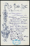 LUNCH [held by] RED STAR LINE [at] EN ROUTE ABOARD THE SS WESTERNLAND (SS;)