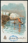 DINNER; [held by] HAMBURG-AMERIKA LINIE [at] EN ROUTE ABOARD EXPRESS STEAMER AUGUSTE VICTORIA (SS;)