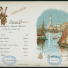 DINNER [held by] HAMBURG-AMERIKA LINIE [at] STEAMER AUGUSTE VICTORIA (SS;)
