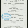 DINNER [held by] USMS NEW YORK [at] USMS NEW YORK (SS;)
