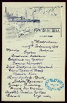 DINNER [held by] RED STAR LINE [at] SS WESTERNLAND (SS;)