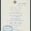 DINNER] [held by] RMS OCEANIC [at] RMS OCEANIC (SS;)