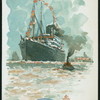 DINNER] [held by] HAMBURG-AMERIKA LINIE [at] SS GRAF WALDERSEE (SS;)