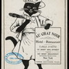 TABLE D'HOTE [held by] AU CHAT NOIR HOTEL AND RESTAURANT [at] "32 WEST 28TH STREET AND 551 WEST BROADWAY, HALF BLOCK FROM BLEECKER L STATION, NEW YORK, [NY]" (HOTEL)