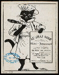 TABLE D'HOTE [held by] AU CHAT NOIR HOTEL AND RESTAURANT [at] "32 WEST 28TH STREET AND 551 WEST BROADWAY, HALF BLOCK FROM BLEECKER L STATION, NEW YORK, [NY]" (HOTEL)