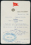 LUNCHEON] [held by] R.M.S. OCEANIC [at] R.M.S. OCEANIC (SS;)