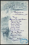 BREAKFAST [held by] RED STAR LINE [at] SS WESTERNLAND (SS;)