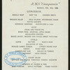 LUNCHEON [held by] CUNARD LINE [at] R.M.S. CAMPANIA (SS;)