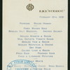 BREAKFAST] [held by] RMS OCEANIC [at] RMS OCEANIC (SS;)
