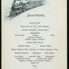 LUNCHEON [held by] PENNSYLVANIA TOURS TO THE GOLDEN GATE [at] PULLMAN DINING CAR CASA MONICA (RR;)