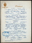 DINNER MENU [held by] MARIE ANTOINETTE HOTEL [at] "NEW YORK, NY" (HOTEL;)