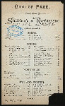 BILL OF FARE [held by] SULLIVAN'S RESTAURANT [at] [2351 3RD AVE. NEAR 128TH ST] (REST;)