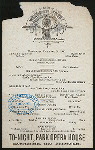 DINNER [held by] WINDSOR HOTEL [at] "JACKSONVILLE, FLA." (HOTEL)