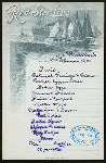 BREAKFAST [held by] RED STAR LINE [at] SS WESTERNLAND (SS;)