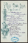 LUNCH [held by] RED STAR LINE [at] SS WESTERNLAND (SS;)