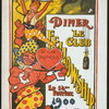 DINNER [held by] LE CLUB FELOWSHIP [at] "CAFE KINSLEY,[CHICAGO, IL]" (REST;)