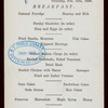 BREAKFAST [held by] U.S.M.S. [at] """NEW YORK""" (SS;)