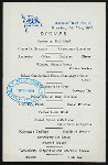 DINNER [held by] U.S.M.S [at] """NEW YORK""" (SS;)