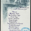 BREAKFAST [held by] RED STAR LINE [at] S.S. WESTERNLAND (SS;)
