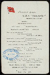 MENU [held by] CUNARD LINE [at] "R.M.S. ""CAMPANIA""" (SS;)