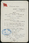 MENU [held by] CUNARD LINE [at] "R.M.S. ""CAMPANIA""" (SS;)