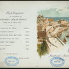 MENU [held by] HAMBURG-AMERIKA LINIE [at] "SCHNELLDAMPFER ""AUGUSTE VICTORIA""" (SS;)