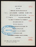 DINNER [held by] ST.LOUIS CLUB [at] "ST. LOUIS CLUB, [?ST. LOUIS, MO?]" (OTHER (CLUB);)
