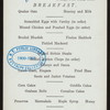 BREAKFAST [held by] U.S.M.S. [at] """NEW YORK""" (SS;)
