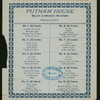 BREAKFAST [held by] PUTNAM HOUSE [at] "NEW YORK, NY" (HOTEL;)