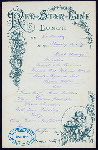 LUNCH [held by] RED STAR LINE [at] S.S. SOUTHWORK (SS;)
