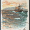 MENU [held by] HAMBURG-AMERIKA LINIE [at] "SCHNELLDAMPFER ""AUGUSTE VICTORIA""" (SS;)