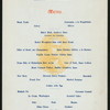 MENU [held by] ROANOKE HOTEL [at] "ROANOKE, VA" (HOTEL;)