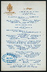 LUNCHEON [held by] MARIE ANTOINETTE HOTEL [at] "NEW YORK, NY" (HOTEL;)